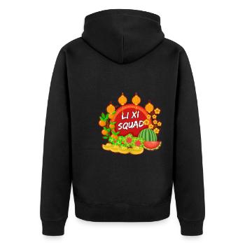 Vietnamien Nouvel An Vietnam Viet I Cadeau - Veste à capuche bio Premium Unisexe - noir - Dos - Nico (187cm)