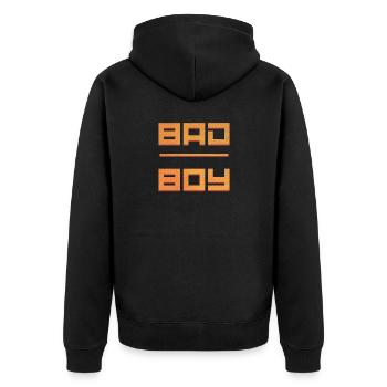 Bad Boy - Veste à capuche bio Premium Unisexe - noir - Dos - Nico (187cm)