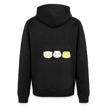 Cuisine asiatique chinoise Dim Sum I Cadeau - Veste à capuche bio Premium Unisexe - noir - Dos - Nico (187cm)