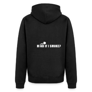 Développement de fumée pour les conducteurs diesel - Veste à capuche bio Premium Unisexe - noir - Dos - Nico (187cm)