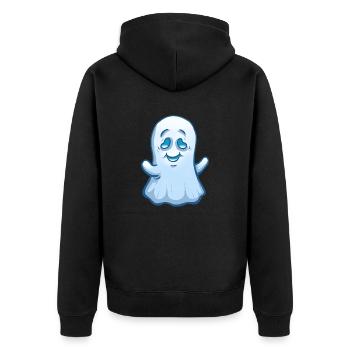 Lutin - Veste à capuche bio Premium Unisexe - noir - Dos - Nico (187cm)