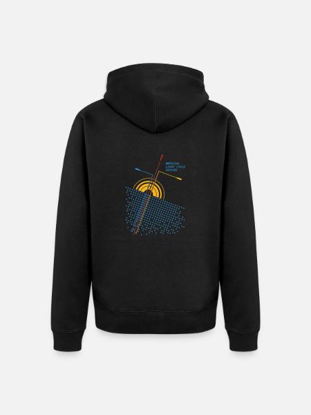 Official lightcycle driver - Unisex Premium Organic Zip Hoodie - black