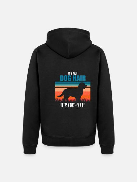 Boykin Spaniel - Unisex Premium Organic Zip Hoodie - black