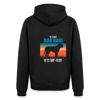 Bullmastiff - Veste à capuche bio Premium Unisexe - noir - Dos - Nico (187cm)