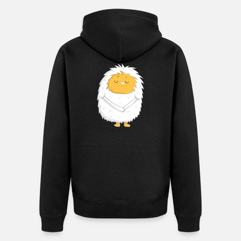 Yeti Winter - Veste à capuche bio Premium Unisexe - noir