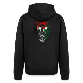 Palestine - Veste à capuche bio Premium Unisexe - noir - Dos - Nico (187cm)
