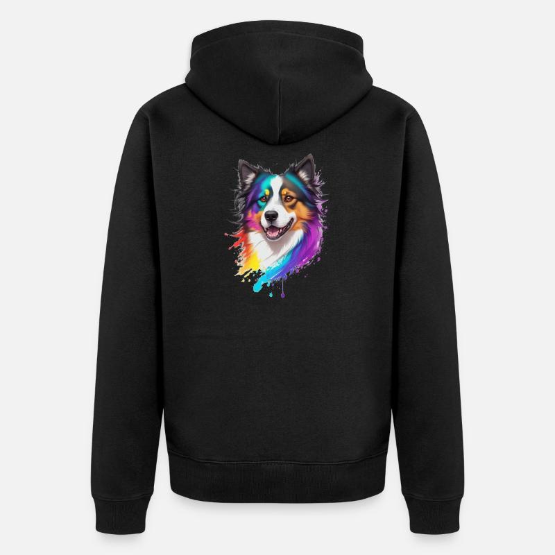 Colley - Veste à capuche bio Premium Unisexe - noir