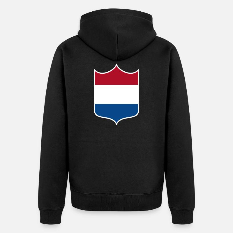 Pays-Bas - Veste à capuche bio Premium Unisexe - noir