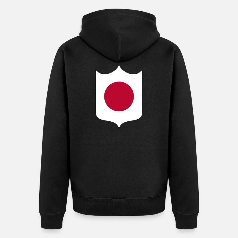 Japon - Veste à capuche bio Premium Unisexe - noir