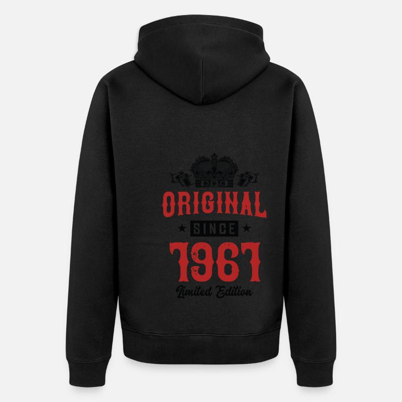 Édition limitée de 1961 - Veste à capuche bio Premium Unisexe - noir