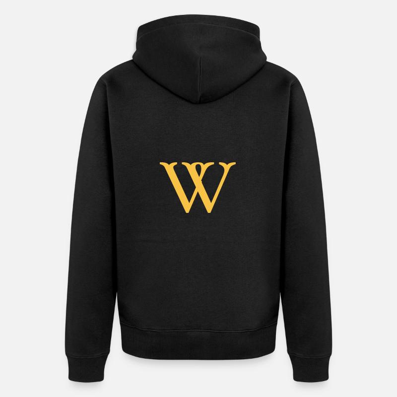 W - Veste à capuche bio Premium Unisexe - noir