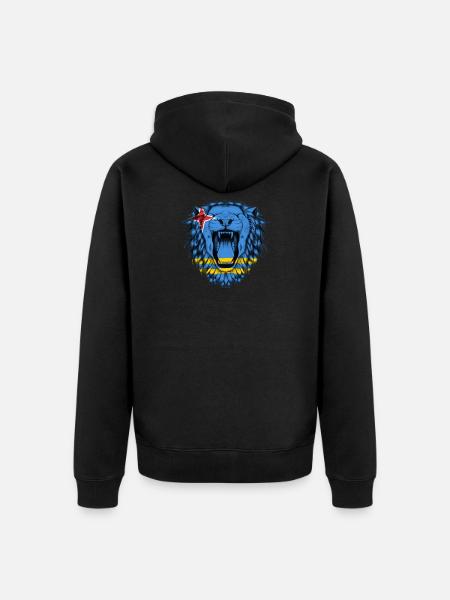 Aruba - Unisex Premium Organic Zip Hoodie - black