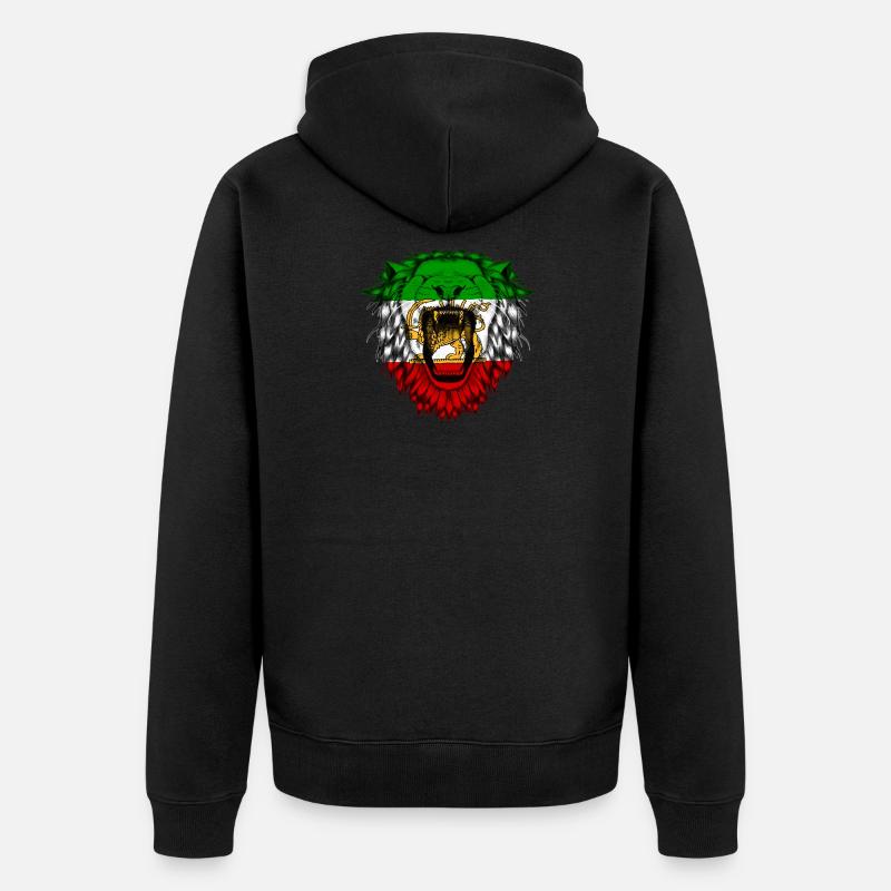 Persien - Unisex Premium Bio Zip Hoodie - Schwarz