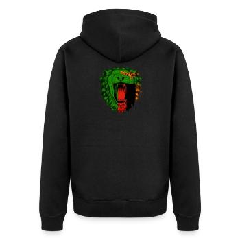 Zambie - Veste à capuche bio Premium Unisexe - noir - Dos - Nico (187cm)