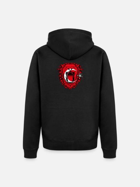 Turkey - Unisex Premium Organic Zip Hoodie - black