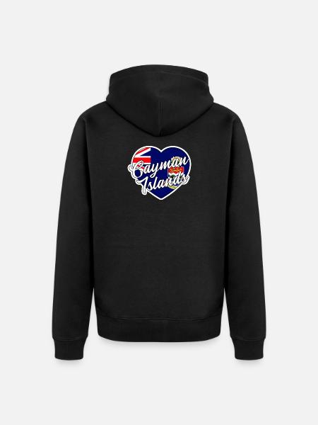 Cayman Islands - Unisex Premium Organic Zip Hoodie - black