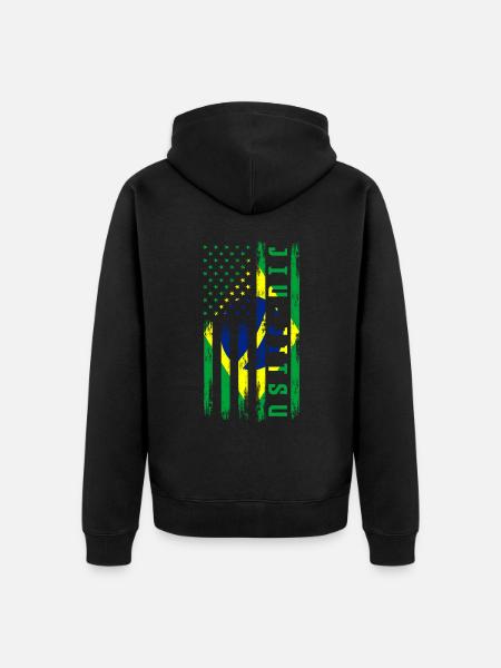 Jiu-Jitsu - Unisex Premium Bio Zip Hoodie - Schwarz