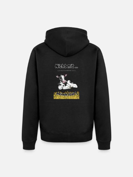 Landwirtschaft - Bauerndemo - Unisex Premium Bio Zip Hoodie - Schwarz