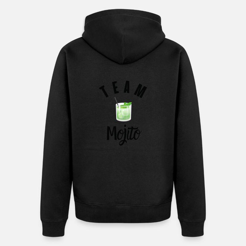 team mojito - Veste à capuche bio Premium Unisexe - noir