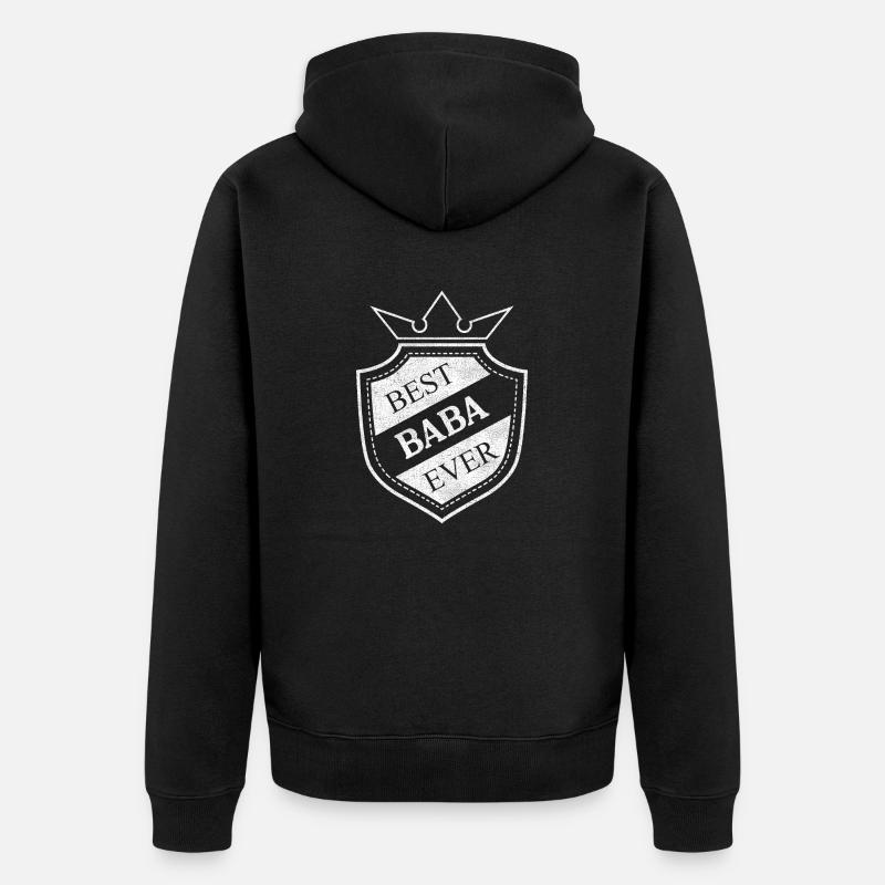 Baba - Veste à capuche bio Premium Unisexe - noir