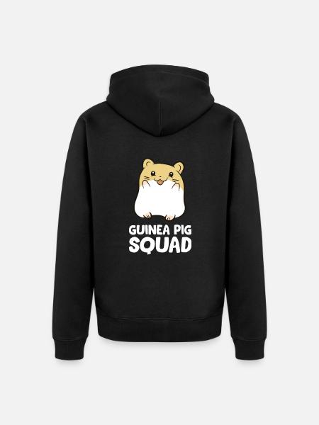 Cochons d'Inde - Guinea Pig Squad - Veste à capuche bio Premium Unisexe - noir