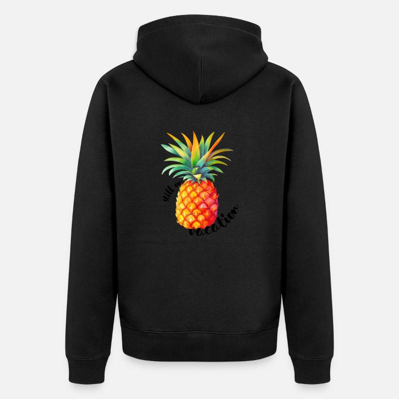Toujours en vacances - Veste à capuche bio Premium Unisexe - noir