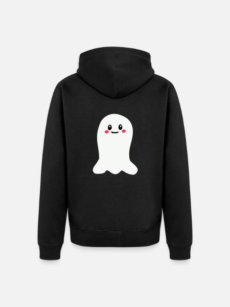 Fantôme - Veste à capuche bio Premium Unisexe - noir