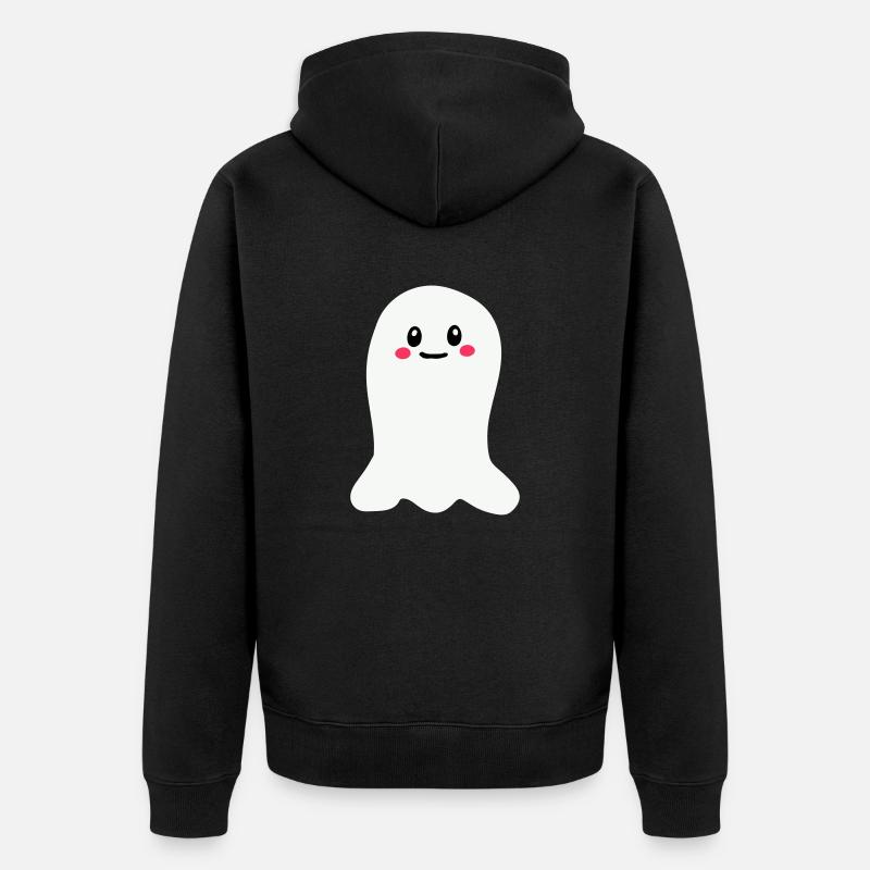 Fantôme - Veste à capuche bio Premium Unisexe - noir