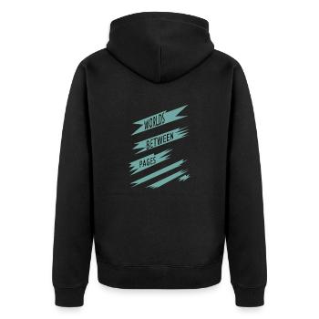 Humor Digital Escape Book Reviews Mental Retreat - Unisex Premium Organic Zip Hoodie - black - Back - Nico (187cm)