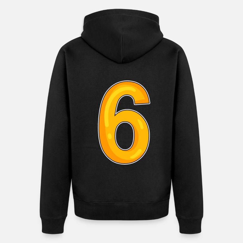 Numéro 6 Numéro - Veste à capuche bio Premium Unisexe - noir