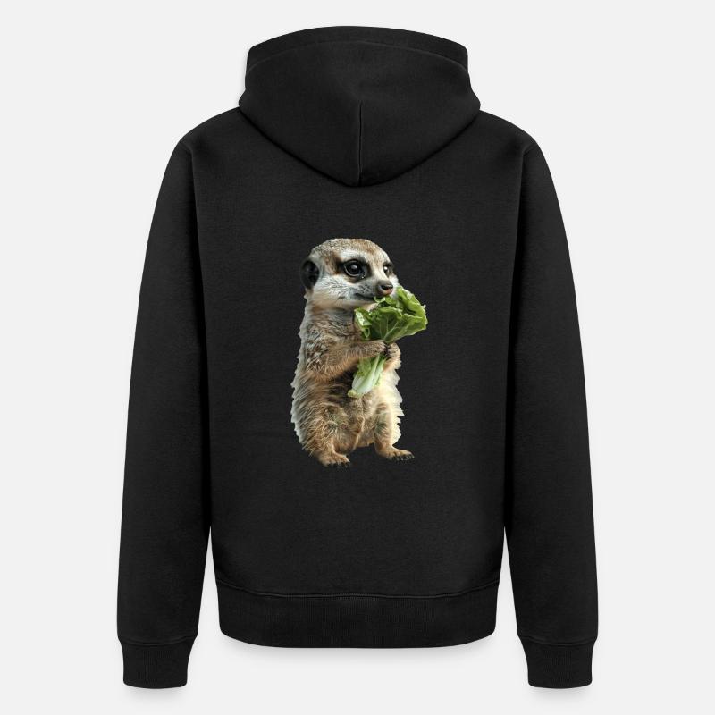 Suricate - Veste à capuche bio Premium Unisexe - noir