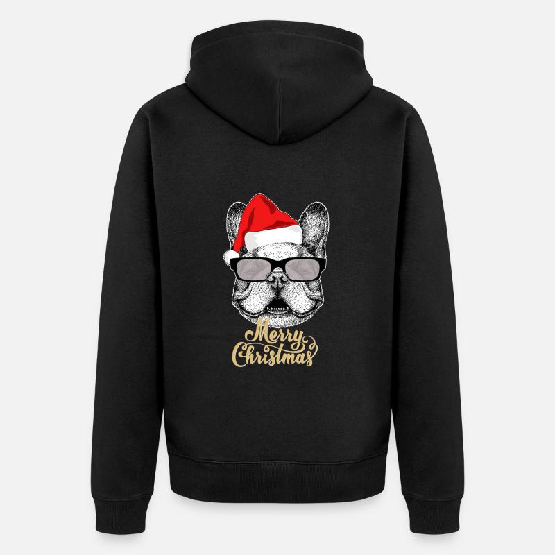 Joyeux Noël - Veste à capuche bio Premium Unisexe - noir