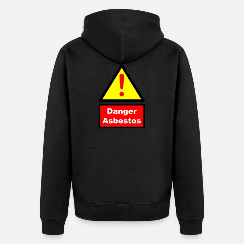 De l’amiante ! Cadeau d’idée - Veste à capuche bio Premium Unisexe - noir