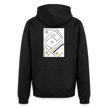 Sugar - Veste à capuche bio Premium Unisexe - noir - Dos - Nico (187cm)