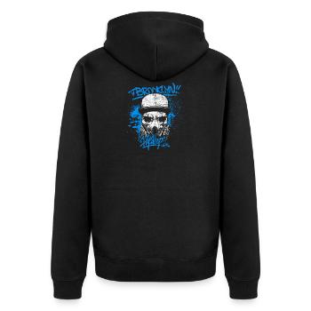 Hip Hop Brooklyn New York - Veste à capuche bio Premium Unisexe - noir - Dos - Nico (187cm)
