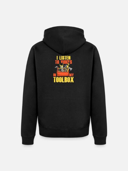 Zimmermann Tool - Unisex Premium Organic Zip Hoodie - black