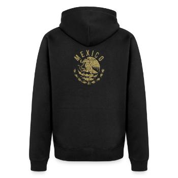 Mexico Eagle - Veste à capuche bio Premium Unisexe - noir - Dos - Nico (187cm)