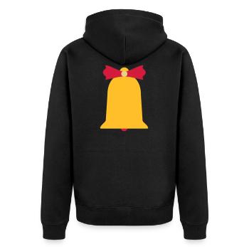 Cloche Cloche De Noël - Veste à capuche bio Premium Unisexe - noir - Dos - Nico (187cm)