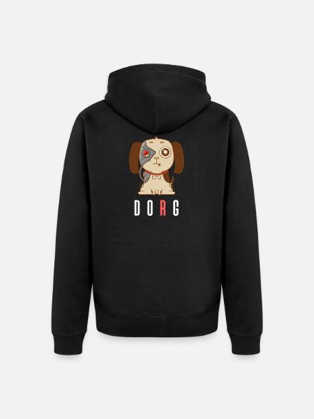 Dorg - Trekkies - Geschenkidee - Unisex Premium Bio Zip Hoodie - Schwarz