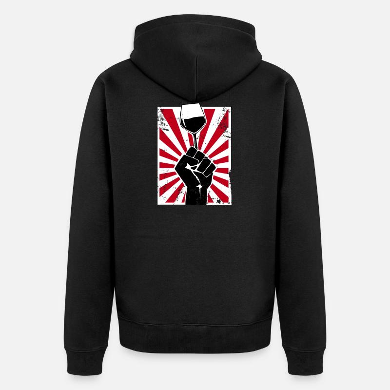 verrolution - Veste à capuche bio Premium Unisexe - noir