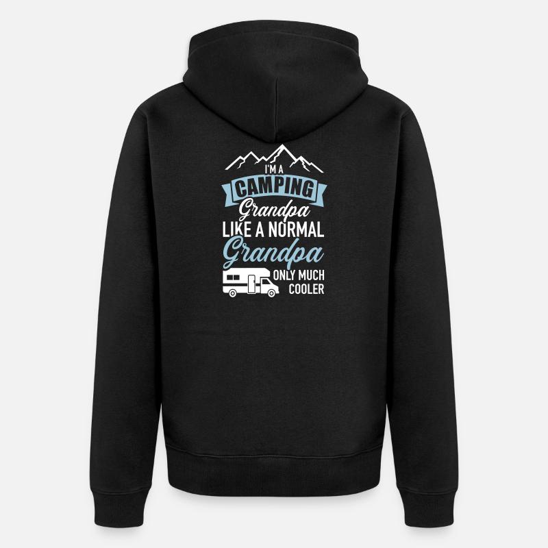 Campeur - Veste à capuche bio Premium Unisexe - noir