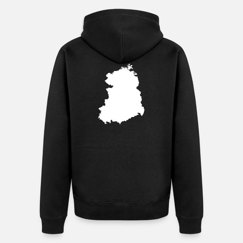 RDA - Veste à capuche bio Premium Unisexe - noir