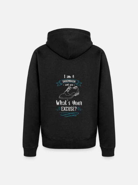Crafts Hobby Craftsmanship - Unisex Premium Organic Zip Hoodie - black