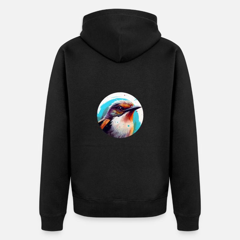 Troglodyte - Veste à capuche bio Premium Unisexe - noir