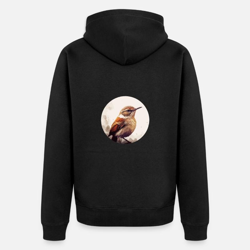Troglodyte - Veste à capuche bio Premium Unisexe - noir
