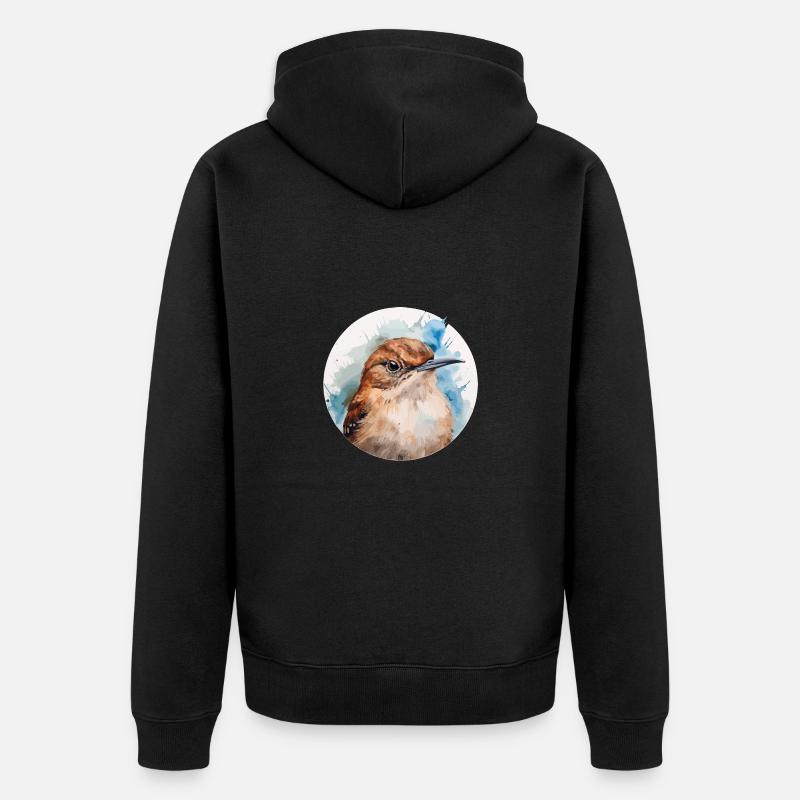 Troglodyte - Veste à capuche bio Premium Unisexe - noir