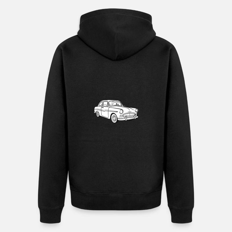 Auto - Unisex Premium Bio Zip Hoodie - Schwarz