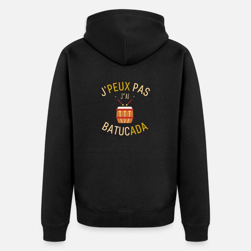 J'peux pas j ai batucada - Veste à capuche bio Premium Unisexe - noir