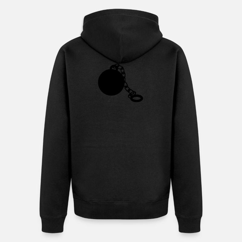 capturé - Veste à capuche bio Premium Unisexe - noir