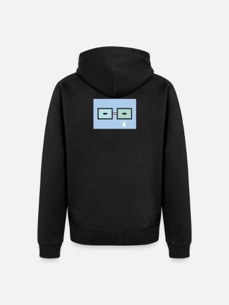 Träne - Unisex Premium Bio Zip Hoodie - Schwarz